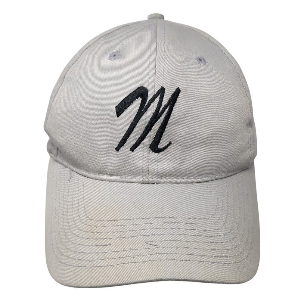 Martin Sports #14 Strapback Baseball Cap Gray One Size Adjustable Embroidered